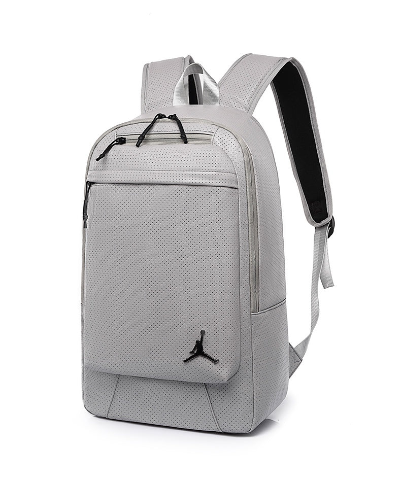 Jordan Rucksack Leder Grau