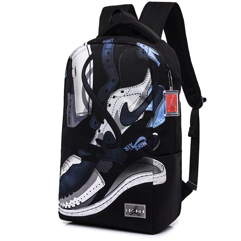 Jordan Schwarzer Rucksack