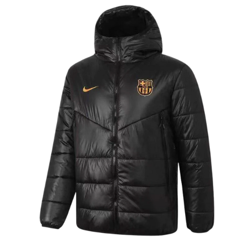 VESTE D'HIVER NOIRE BARCELONA 2021