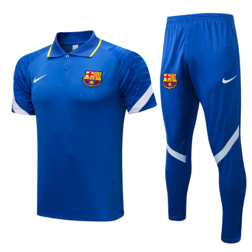 BARCELONA BLAUES TRIKOT + TRAININGSANZUG-KIT 2021/22 V1