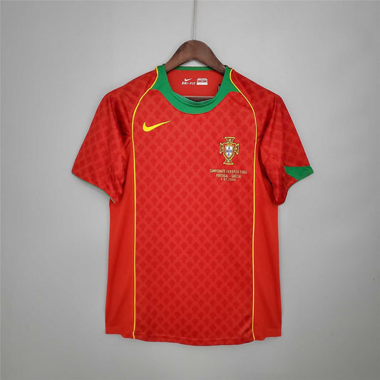 Portugal Maillot Rouge Domicile 2004