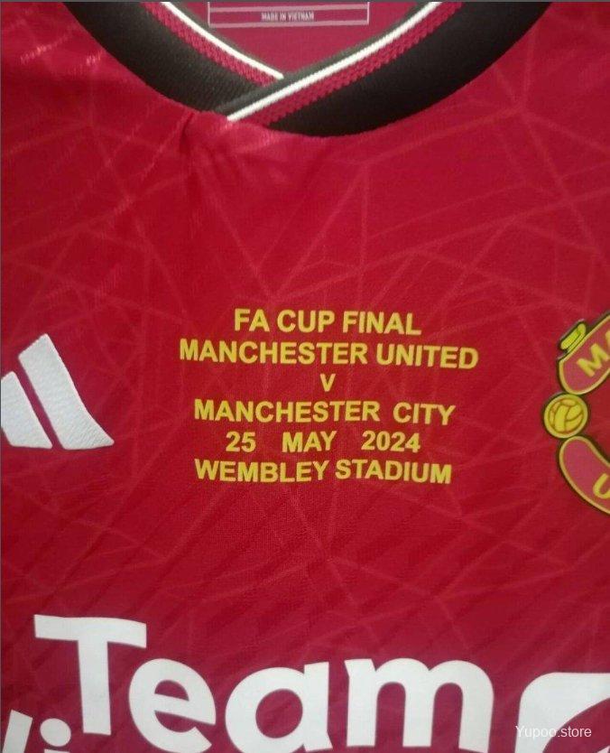 Manchester United FA CUP FINAL Heimtrikot 2023/2024 für Erwachsene