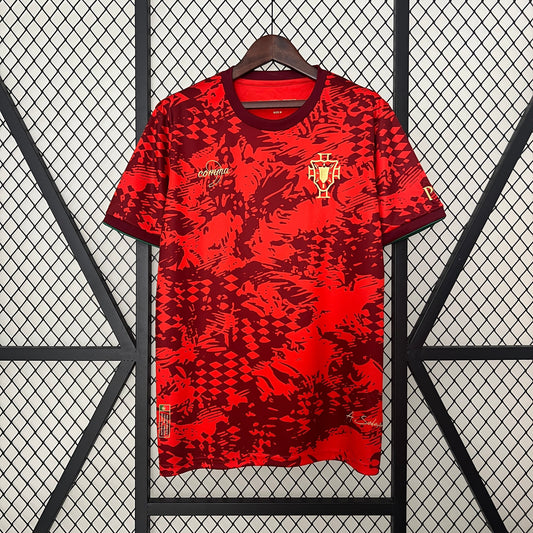 Portugal Prematch-Trikot 2024 für Erwachsene