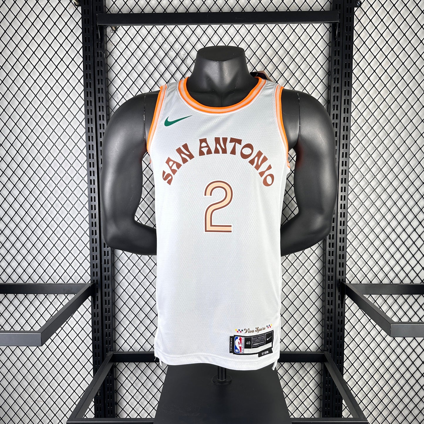 San Antonio Basketballtrikot für Erwachsene 2024