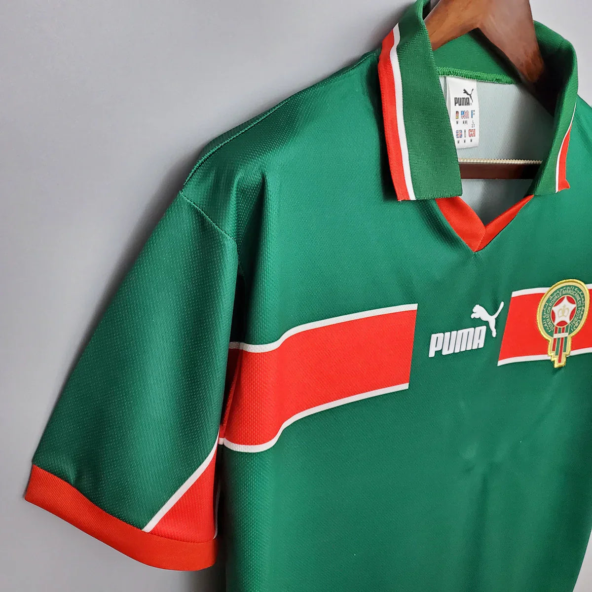 Maillot rétro domicile du Maroc de 1998