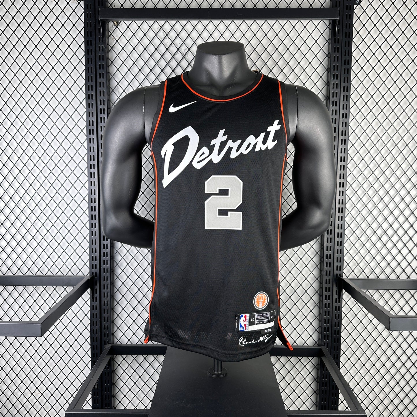 Detroit Pistons Basketballtrikot für Erwachsene 2024