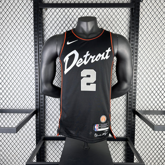 Detroit Pistons Basketballtrikot für Erwachsene 2024