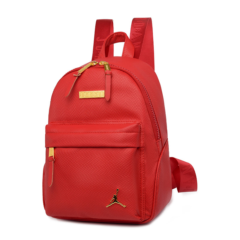 Jordan Lederrucksack Rot