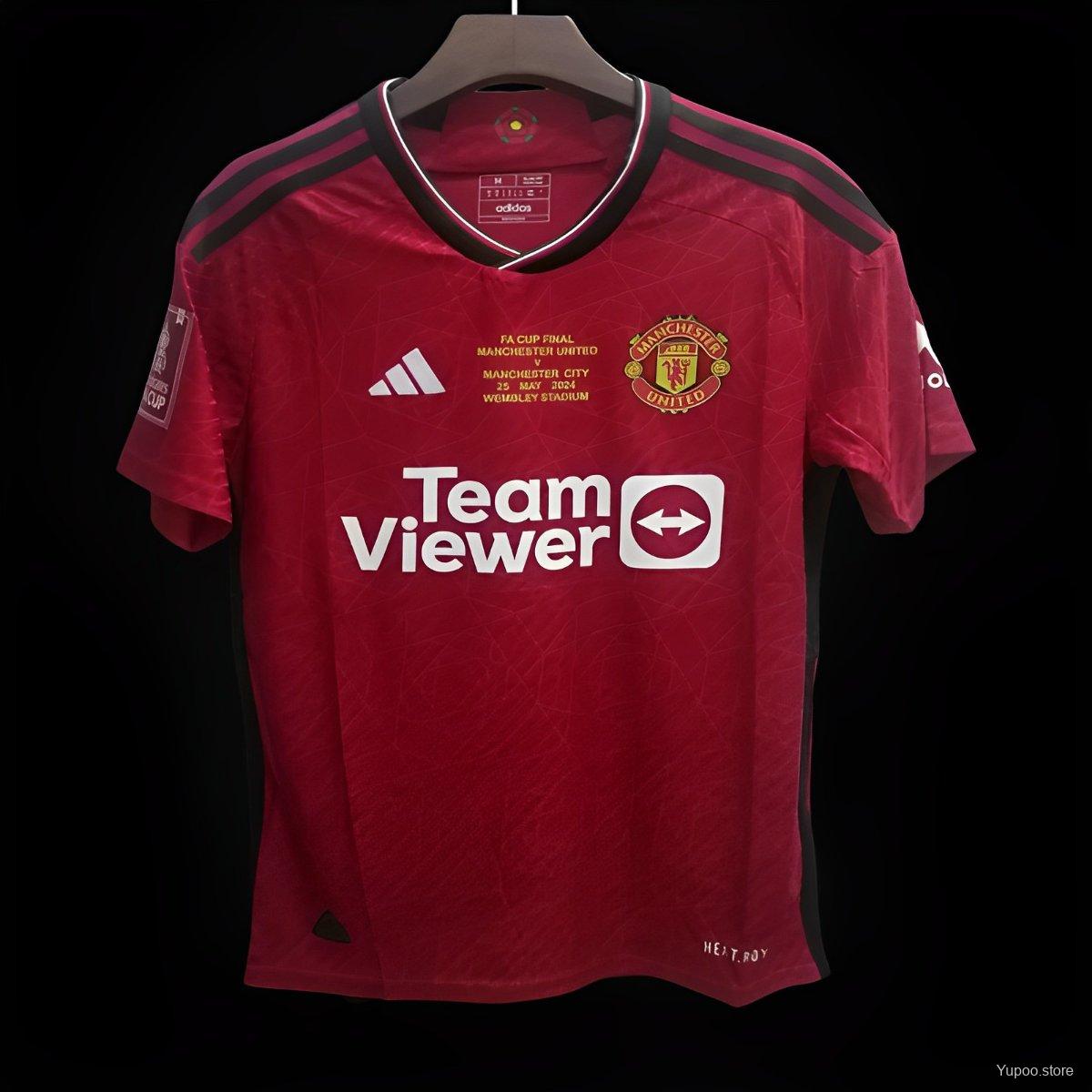 Maillot domicile Manchester United FA CUP FINAL 2023/2024 Adulte