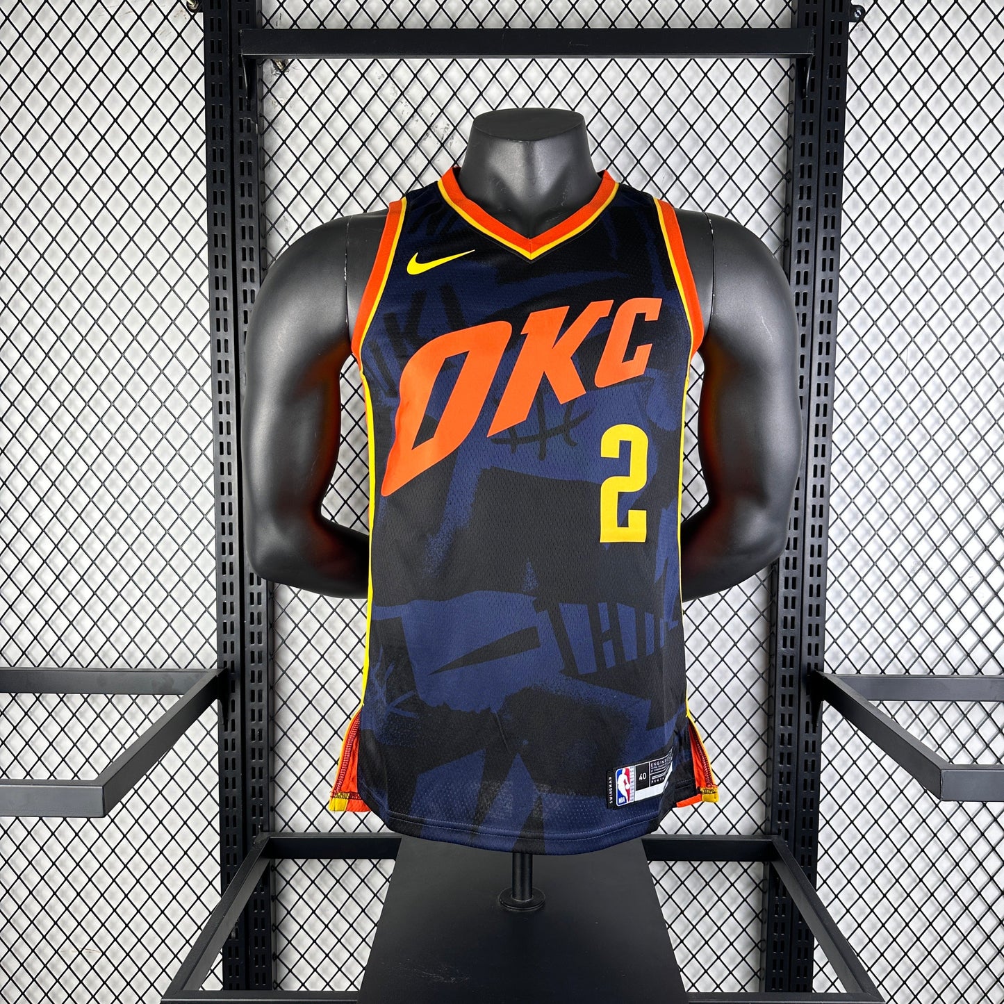 2024 Oklahoma City Basketballtrikot für Erwachsene