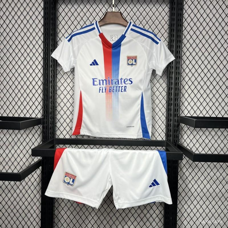 Maillot et short Lyon domicile garçon 2024/2025