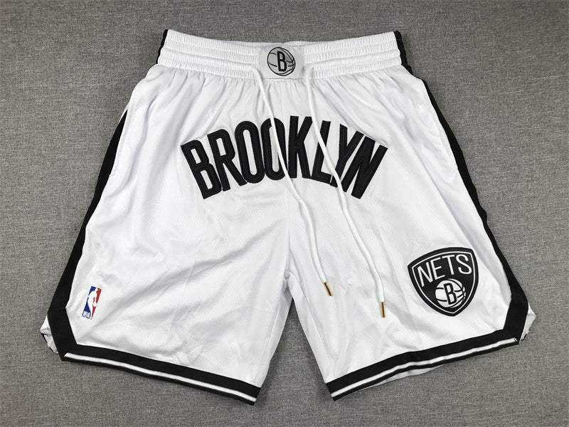 Brooklyn Nets Basketball-Shorts für Erwachsene 2024