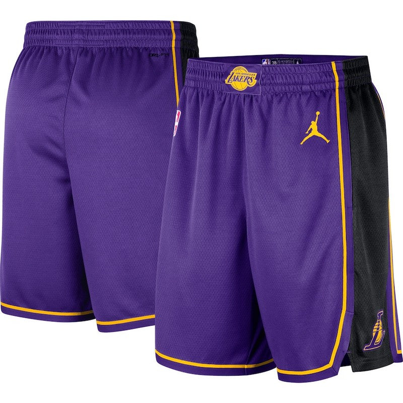 Los Angeles Lakers Basketball-Shorts für Erwachsene 2024