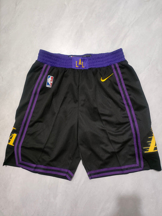 Los Angeles Lakers Basketball-Shorts für Erwachsene 2024