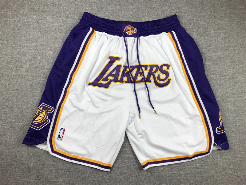 Los Angeles Lakers Basketball-Shorts für Erwachsene 2024