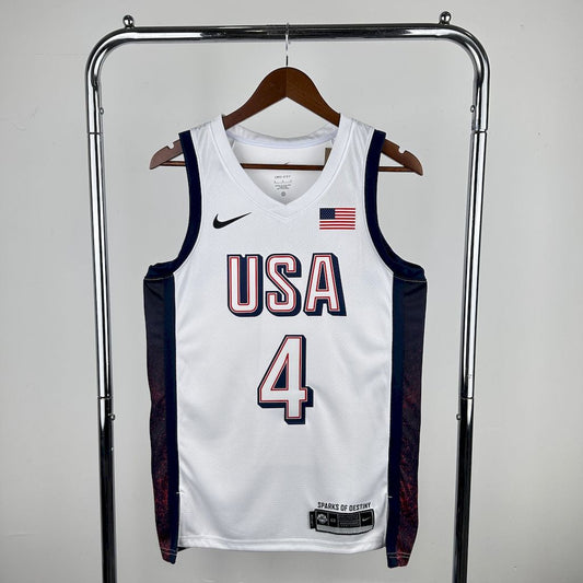 New York American Nation Basketballtrikot für Erwachsene 2024