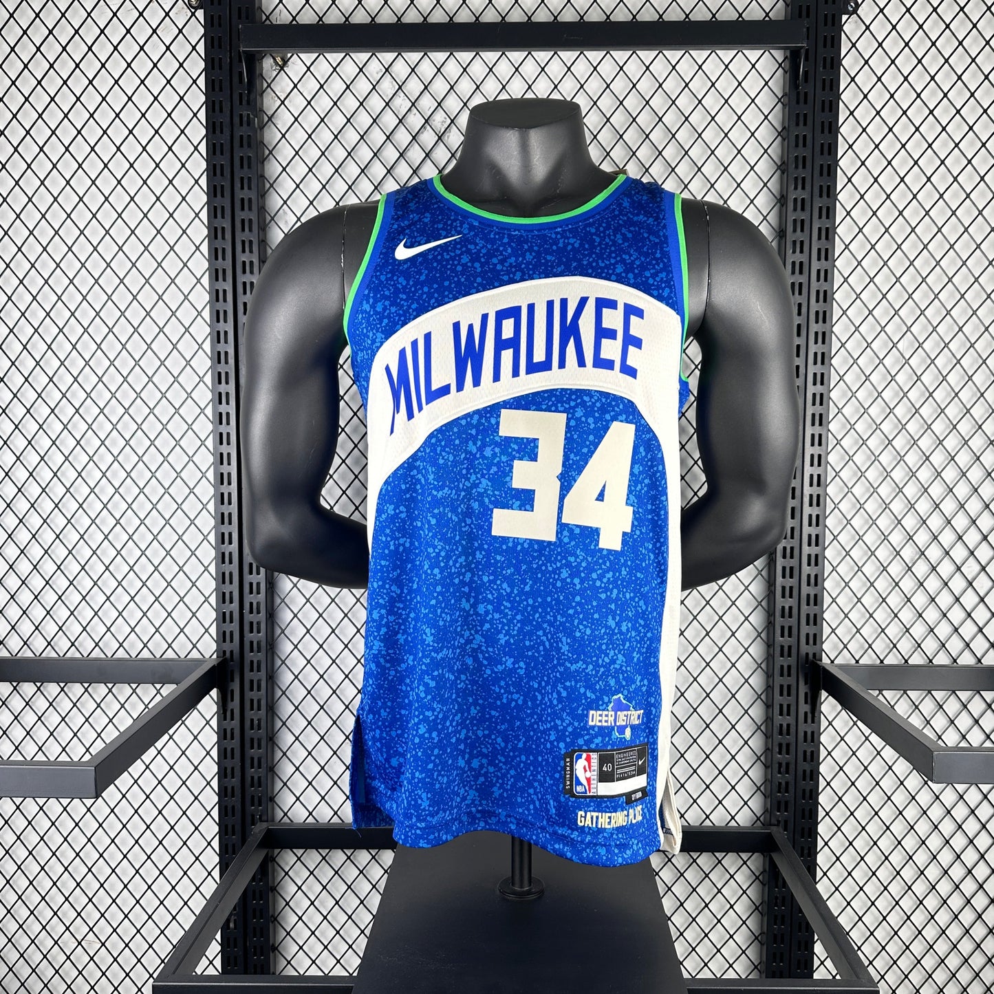 Milwaukee Bucks Basketball-Trikot 2024 für Erwachsene