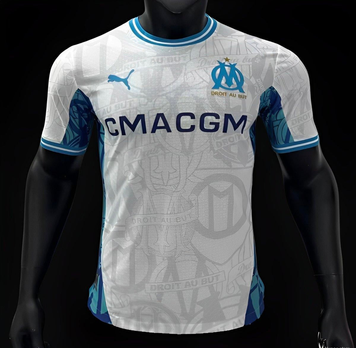 Olimpique Marseille Heimtrikot 2024/2025 für Erwachsene