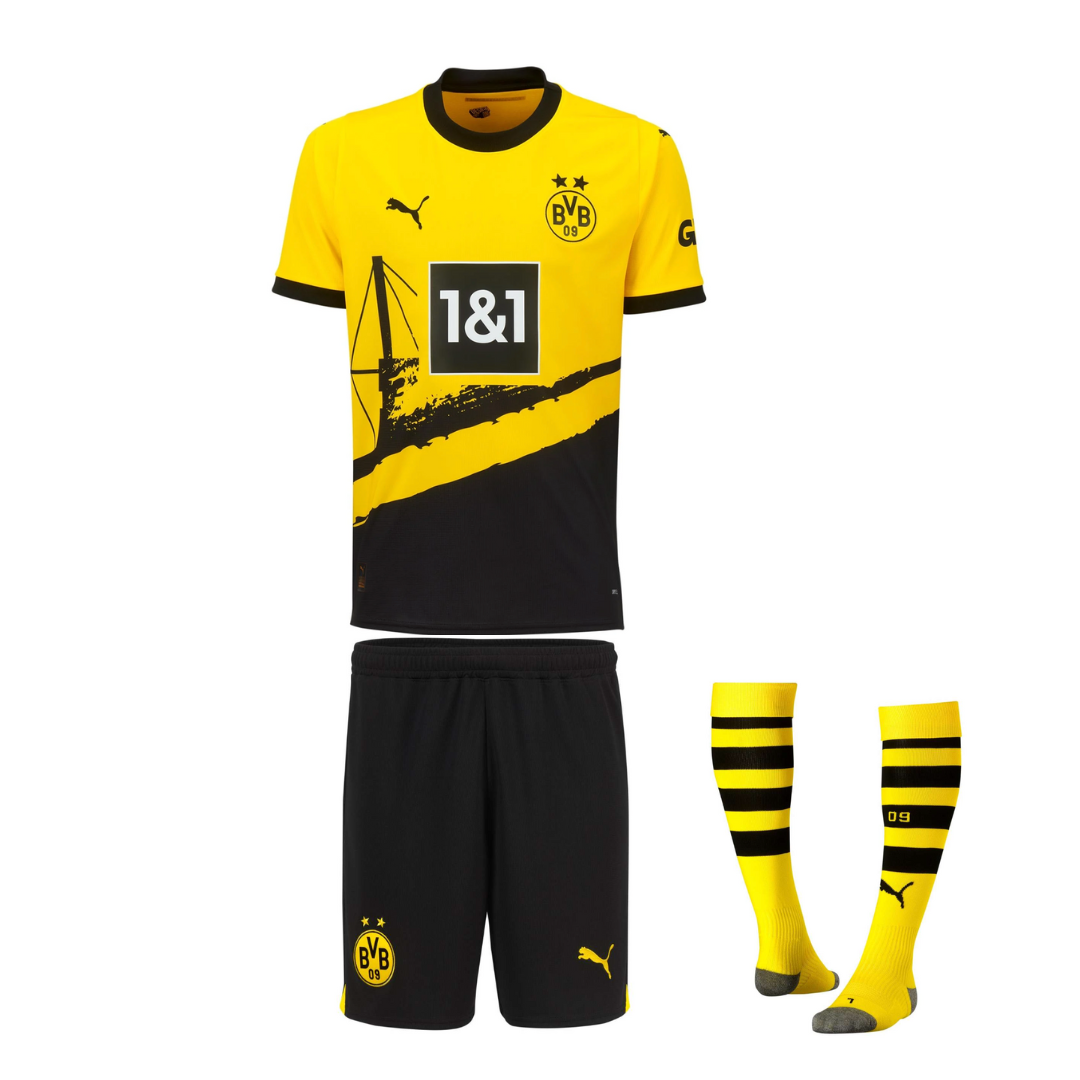 Kit domicile du Borussia Dortmund 2023/24 ENFANTS