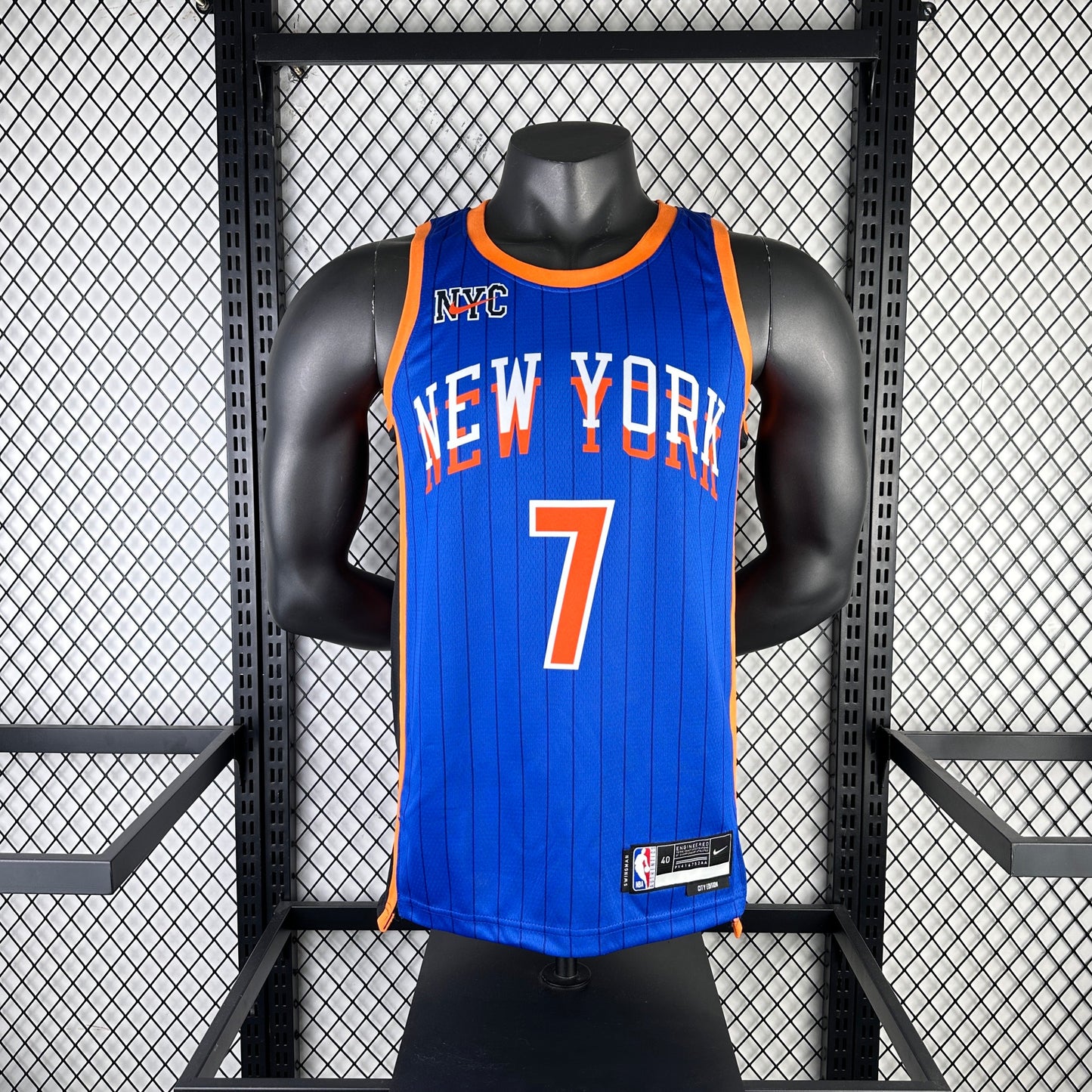 New York Knicks Basketball-Trikot für Erwachsene 2024