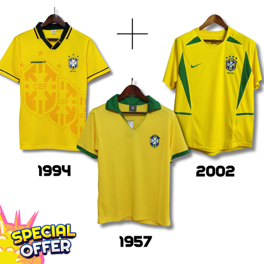 Brasilien 2002 + 1994 + 1957 – Sonderangebot