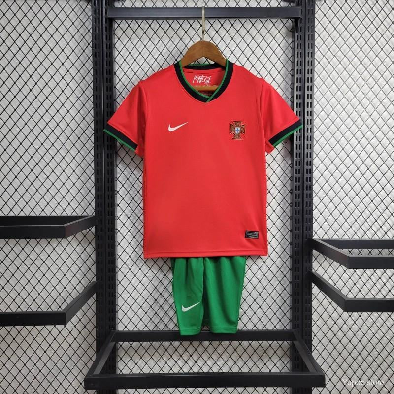 Portugal Domicile Uniforme Championnat d'Europe ENFANT 2024