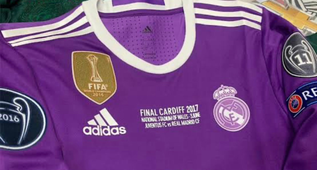 MAILLOT FINAL DE LA LIGUE DES CHAMPIONS DU REAL MADRID 2017 - Avec patch