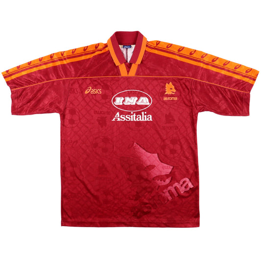 Roma - Maillot Domicile 1995-1996 Adulte