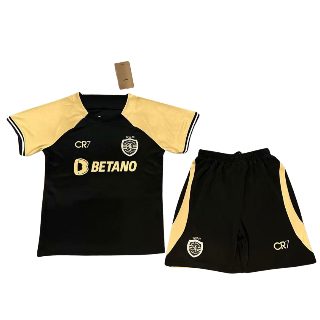 T-shirt et short pour enfants Sporting CP Third 23/24 Cristiano Ronaldo