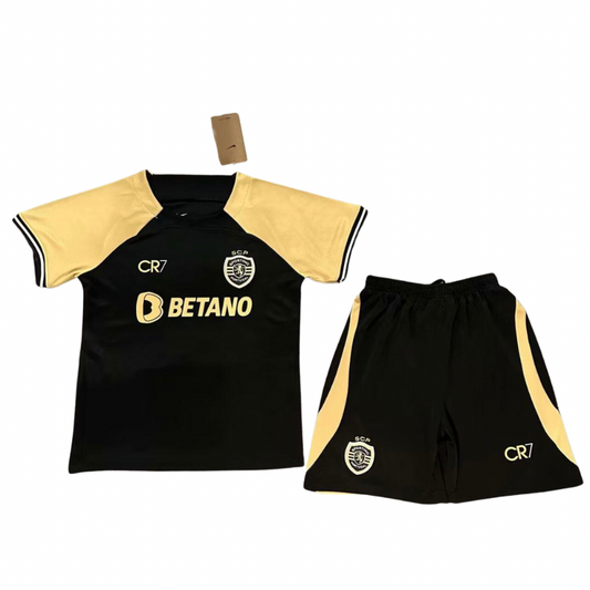 T-shirt et short pour enfants Sporting CP Third 23/24 Cristiano Ronaldo