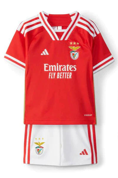 T-Shirt und Shorts für Kinder Benfica Home 23/24