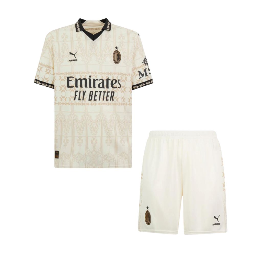 T-shirt e Pantaloncini per Bambino AC MILAN X PLEASURES 2023/24 – LIGHT VERSION