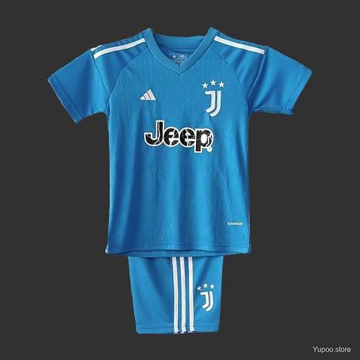 Juventus Torwartuniform 2023/24 KINDER