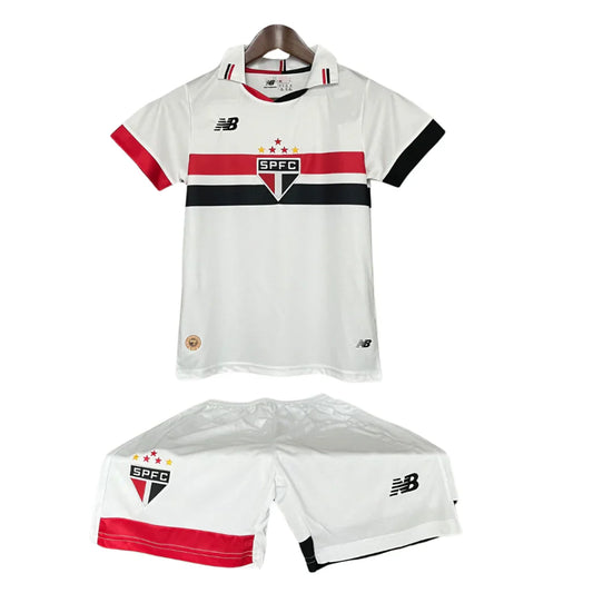 T-Shirt und Shorts für Jungen São Paulo 24/25