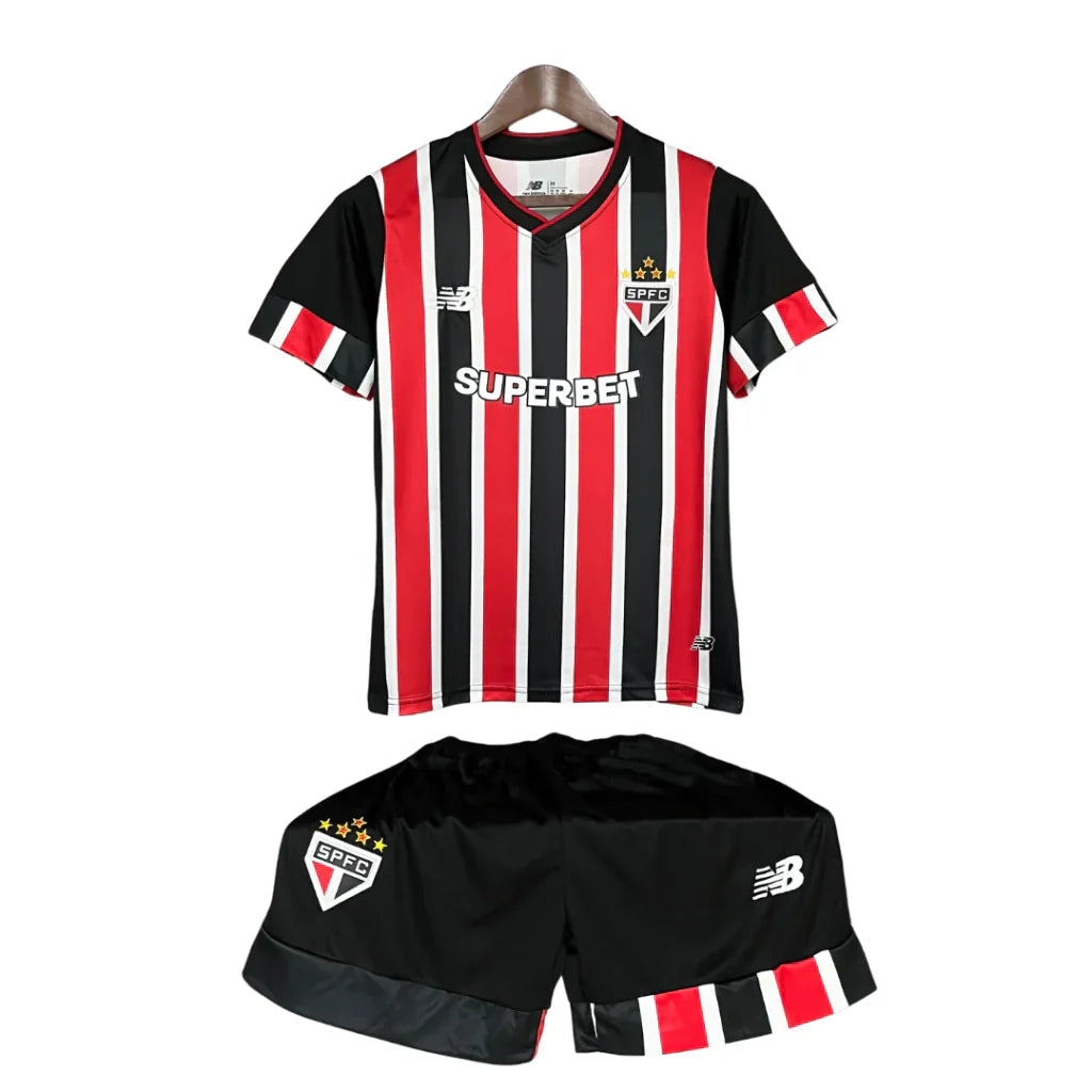 T-Shirt und Shorts für Jungen São Paulo 24/25