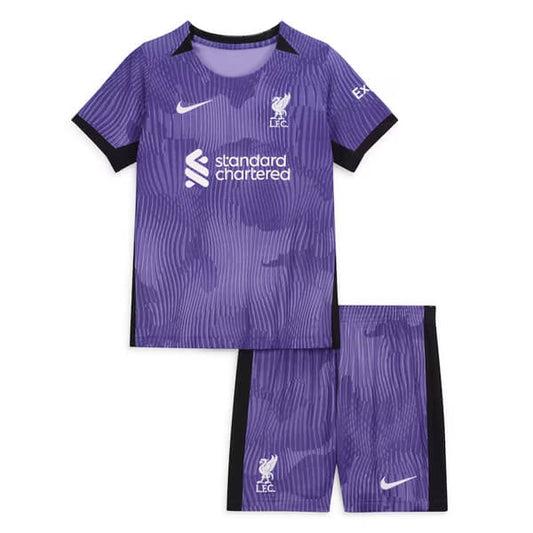 T-shirt et short Liverpool Troisième Garçon 23/24