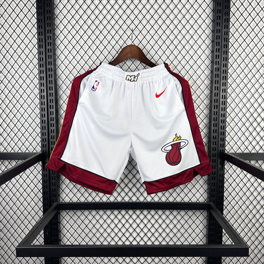 Miami Heat Basketballshorts für Erwachsene 2024