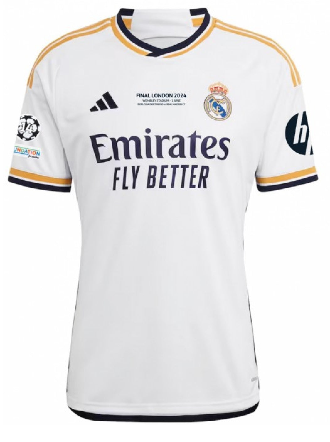 Real Madrid Domicile Uniforme FINALE DE LA LIGUE DES CHAMPIONS 2024 - Adulte