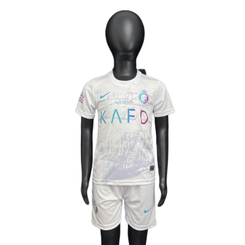 Al-Nassr Third T-Shirt und Shorts für Jungen 23/24