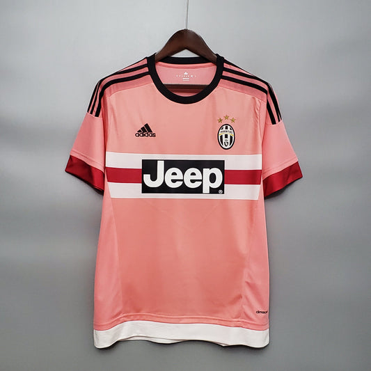 Rosa Juventus Auswärtstrikot 2015/16