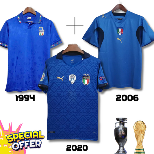 Italie 2020 + Italie 2006 + Italie 1994 - Offre spéciale