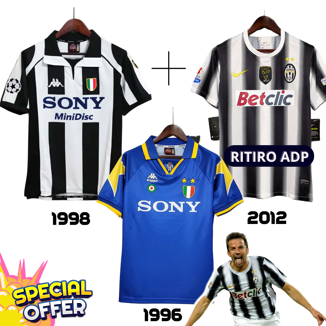 Juventus 2012 + Juventus 1998 + Juventus 1996 – Sonderangebot