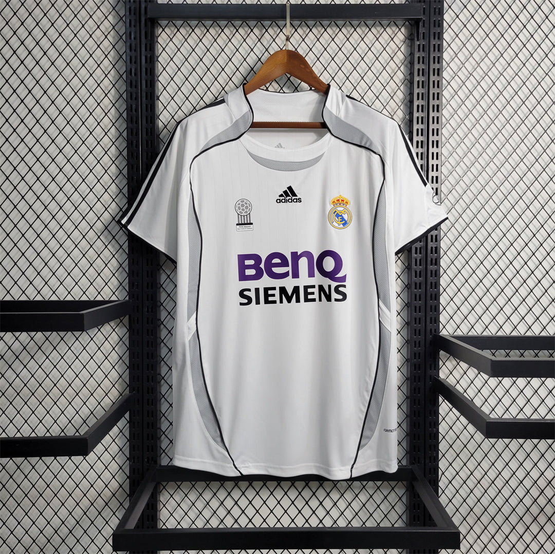 Weißes Heimtrikot von Real Madrid 2006/07