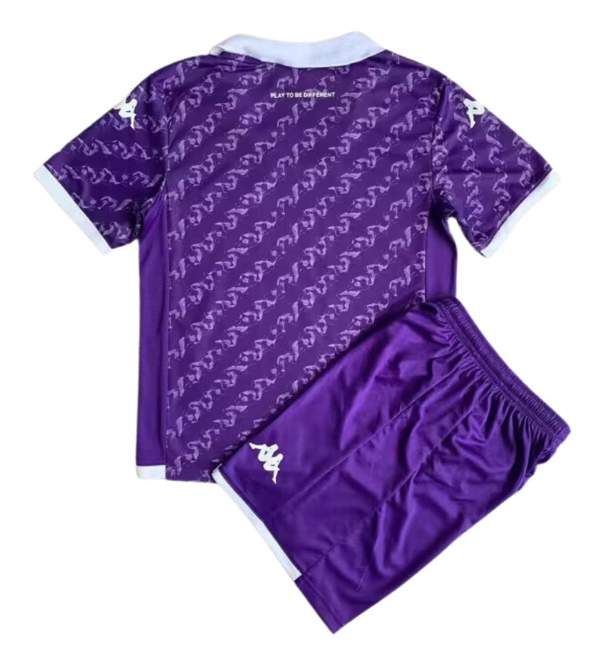 T-shirt et short pour enfants Fiorentina Domicile 23/24