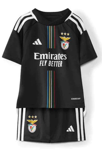 Benfica Extérieur 23/24 T-shirt et Short Enfant