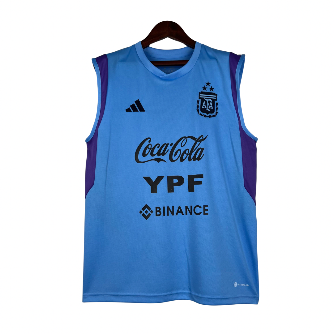 Maglia Argentina Training Wear Maglia blu 2023