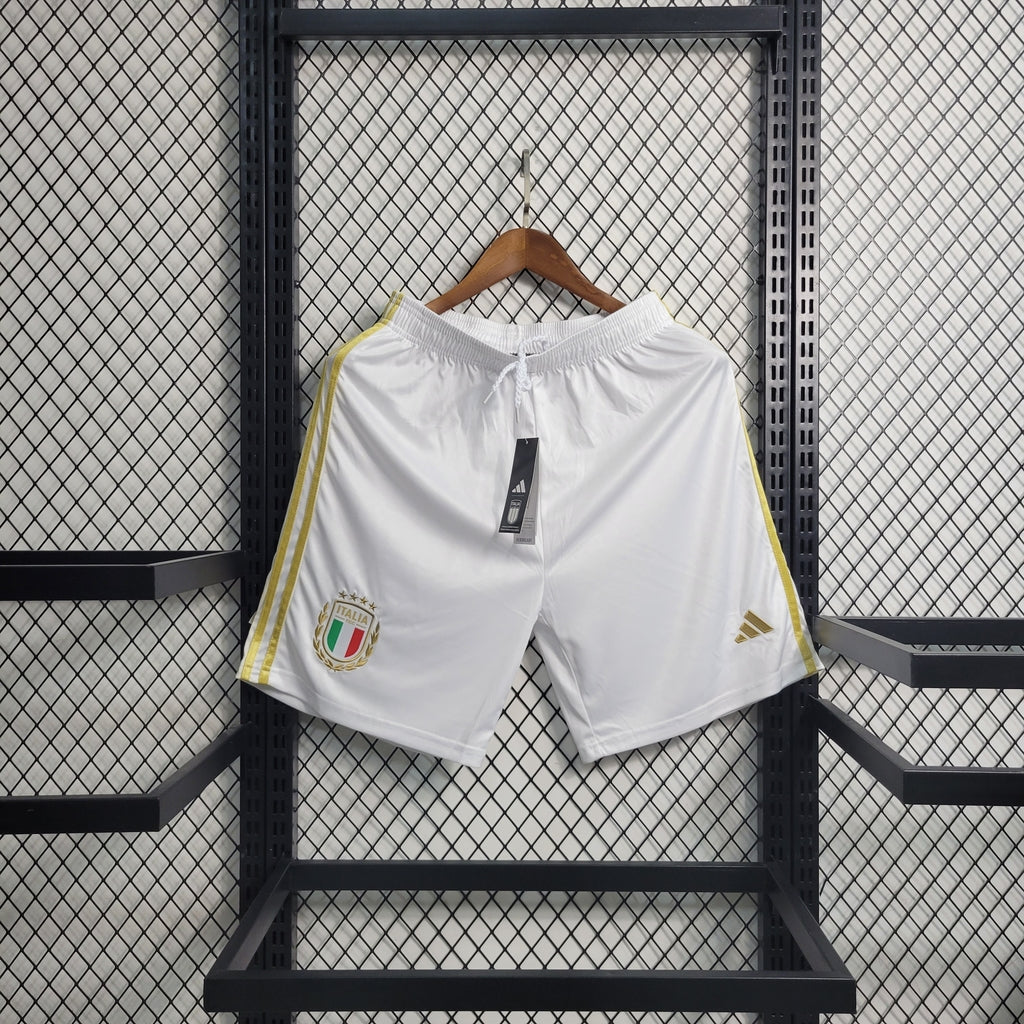 Italia „125 Anni“ 2023 Shorts – Weiß+Gold