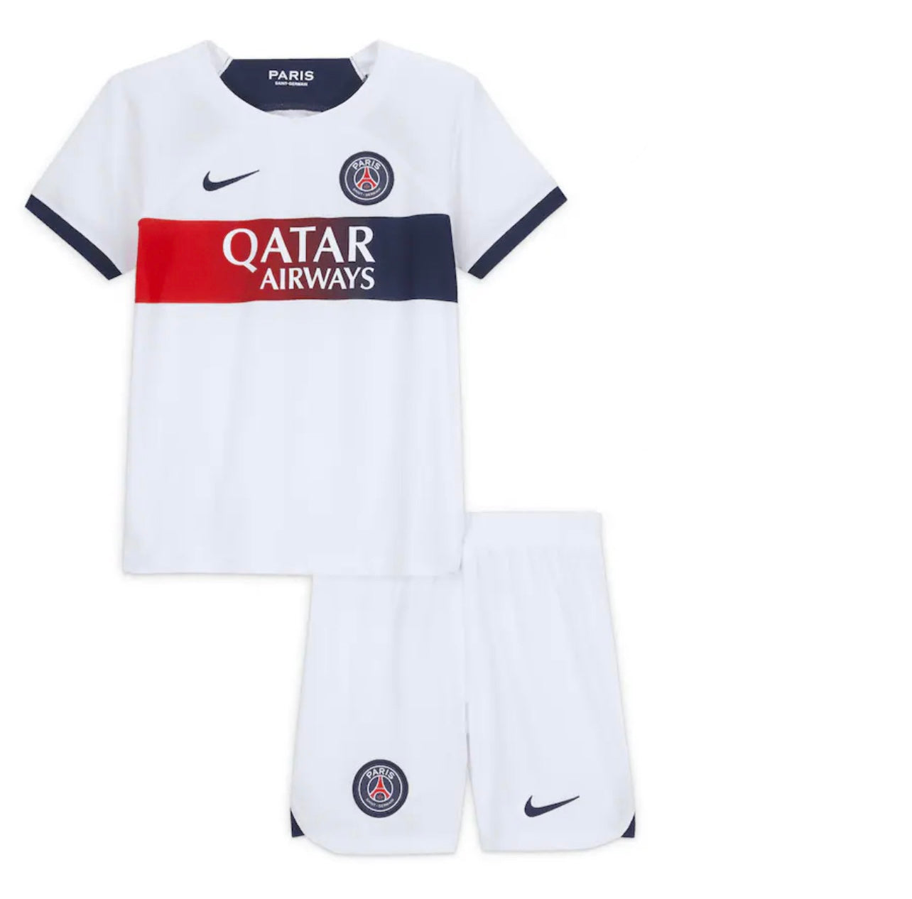 T-shirt et Short PSG Extérieur 23/24 Garçon