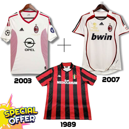 Milan 2007 + Milan 2003 + 1989 - Offre Spéciale